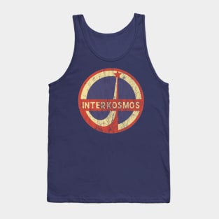 Interkosmos Soviet Space Program Logo Tank Top